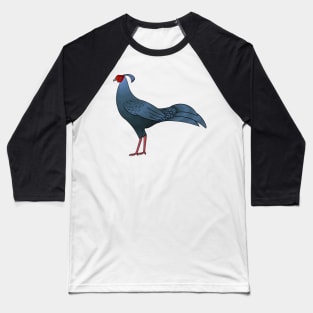 Siamese fireback bird cartoon illustration Baseball T-Shirt